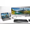 Kensington ProFit Ergo Teclado sem fios FR, tamanho completo (100%), com fio e sem fios, RF Wireless + USB, AZERTY, preto