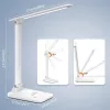 Candeeiro de mesa Hawk HW-LAMP01 branco LED com brilho regulável, braço ajustável