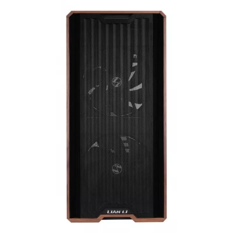 Caixa de PC Lian Li Lancool LAN217X Midi Tower preto, madeira