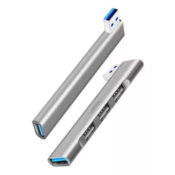 Hub LogiLink USB 3.2 Gen1 4 portas USB-A 1x USB3.0 AF 3x USB2.0 AF UA0436