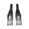 Cabo Ethernet Gigabit Cat6 Snagless Molded (UTP) Eaton Tripp Lite Series (RJ45 M/M), PoE, preto, 1,52 m - cabo de rede - RJ-45 (M) para RJ-45 (M) - 1,52 m - UTP - CAT 6 - Molded