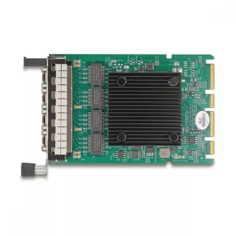 Placa de rede DeLOCK 88300 OCP 3.0, 4 x RJ45 Gigabit LAN