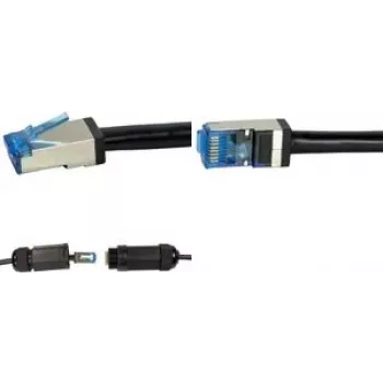 Cabo de patch Ethernet Logilink CQ7053S preto