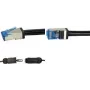 Cabo de patch Ethernet Logilink CQ7053S preto