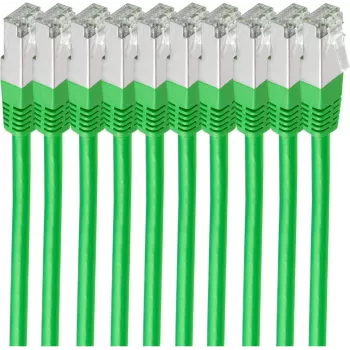 Cabo de rede shiverpeaks BS75711-H0.5G-SET10 verde 0,5 m Cat6 S/FTP (S-STP)