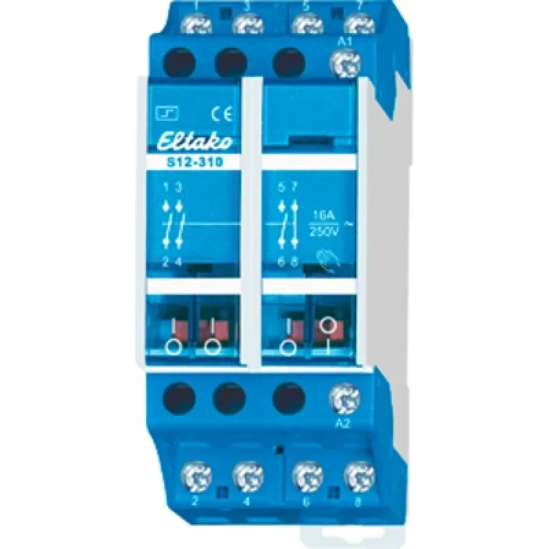 Relé de impulso Eltako Electronics 3S, 1 NC, 16A, 230V/AC S12-310-230V (21310030)