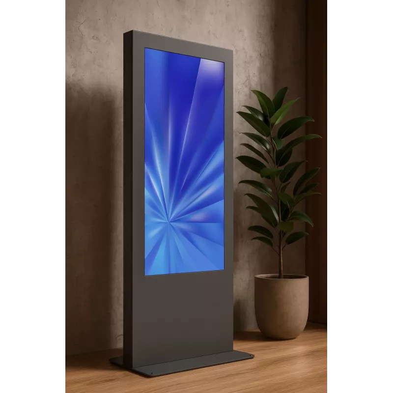 Kiosk de chão EDBAK IDS09.55 55 inch Preto – suporte de ecrã de chão para ecrãs de 55 inch