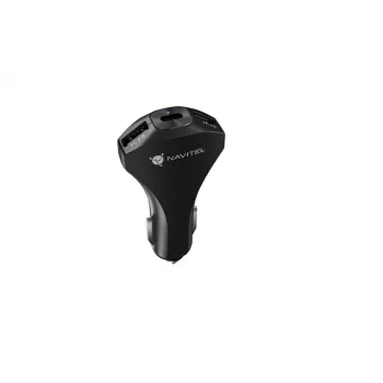 Navitel | Carregador universal para automóvel com splitter | USP45 SLIM | Potência USB-C: Até 27 W, 5V - 3,6A; 9V - 3A; 12V - 2,5A; Potência USB-A: Até 18 W, 5V - 3A; 9V - 2A; 12V - 1,5A | 5 V | Auto C