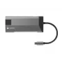 NATEC Fowler Plus USB Type-C preto cinzento MicroSD SD hub