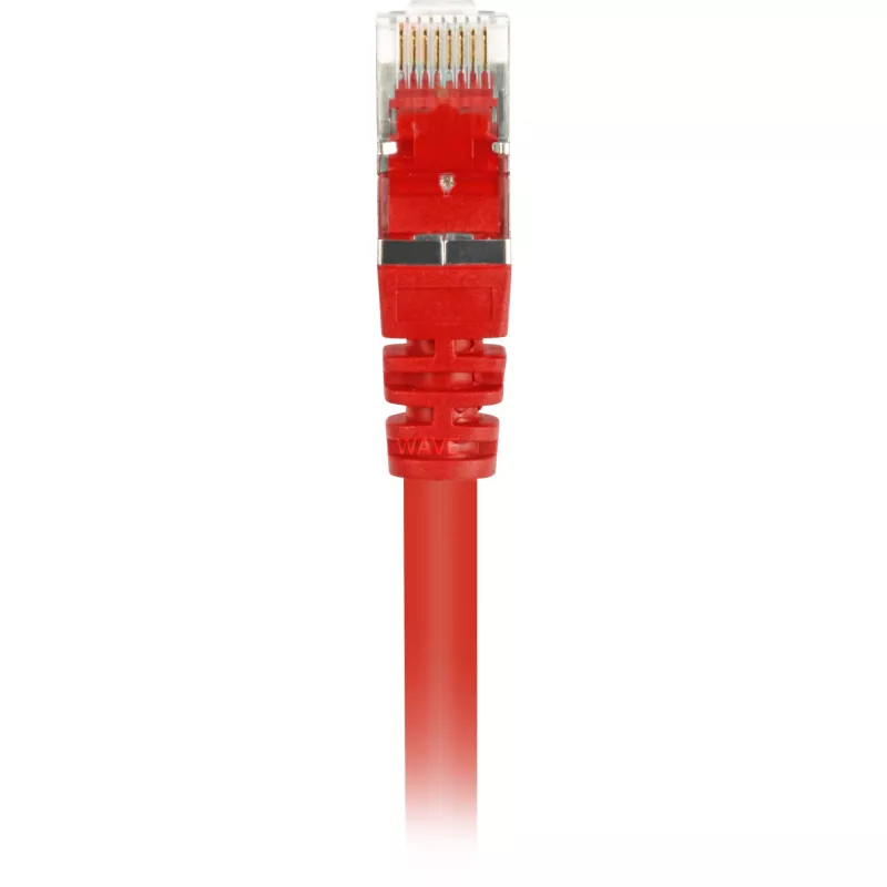Cabo de rede RJ45 ficha > ficha CAT.6 S/FTP (vermelho, 1,5 metros)