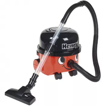 Casdon Henry Aspirador de brincar para crianças 72860 – brinquedo de faz de conta, vermelho