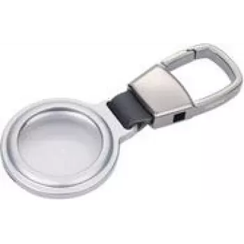 Porta-chaves TROIKA suporte AirTag prateado KR25-05/SI para Apple AirTag