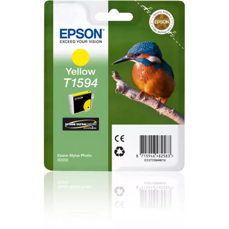 Tinteiro EPSON T1594 1 x 17 ml Ultrachrome Hi-Gloss2 Amarelo