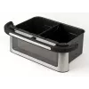 Fritadeira G3 Ferrari G10223 Double 12 L de pé 2200 W fritadeira de ar quente preto, aço inoxidável