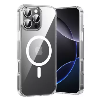 Capa protetora Vention KUGT0-40 para iPhone 16 Pro Max — transparente, compatível com MagSafe