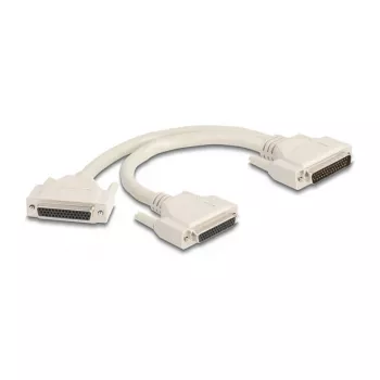 Cabo série DeLOCK 67172 bege 0,3 m DB-HD 44 para 2 x DB-HD 44