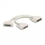 Cabo série DeLOCK 67172 bege 0,3 m DB-HD 44 para 2 x DB-HD 44