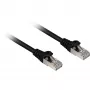 Cabo de rede Sharkoon Cat.6a SFTP RJ-45 Cat6a 0,25 m preto