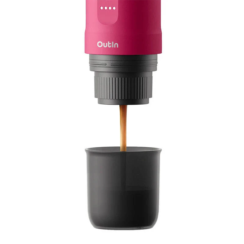 OutIn Nano máquina de espresso portátil, Crimson Red