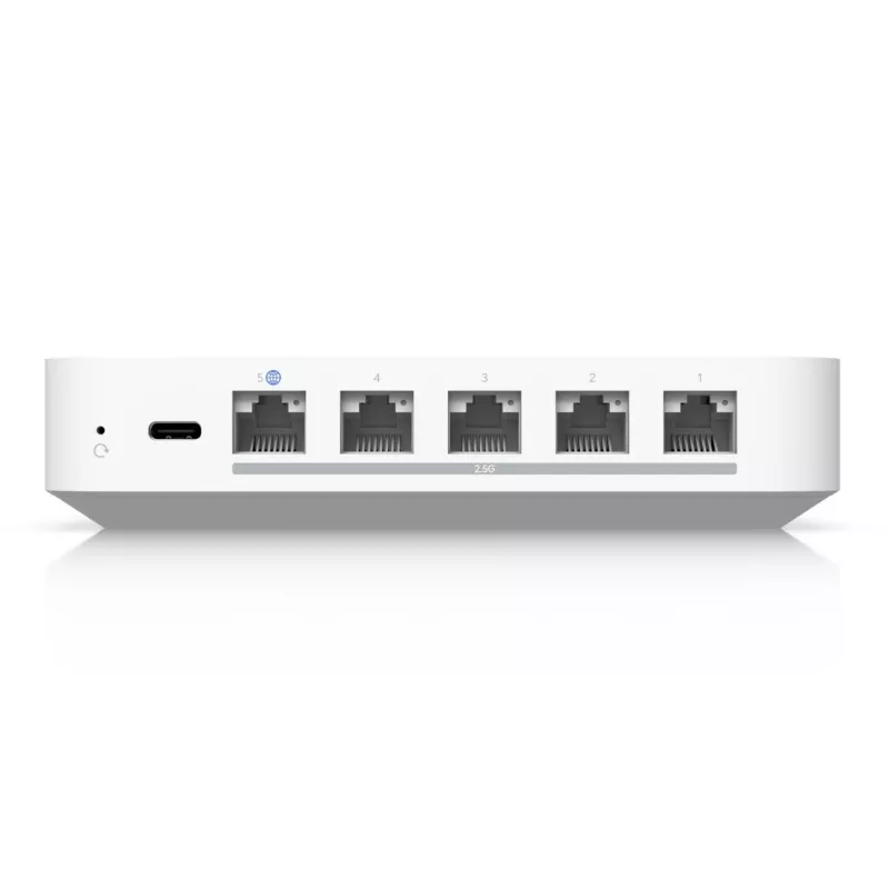 Ubiquiti UCG-MAX-EU Controlador, Gateway, 512 GB SSD NVMe, 4x 2.5G LAN, 1x 2.5G WAN