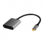 LogiLink CUA0102 cabo USB 3.2 Gen1 Type-C para DisplayPort 0,15 m preto