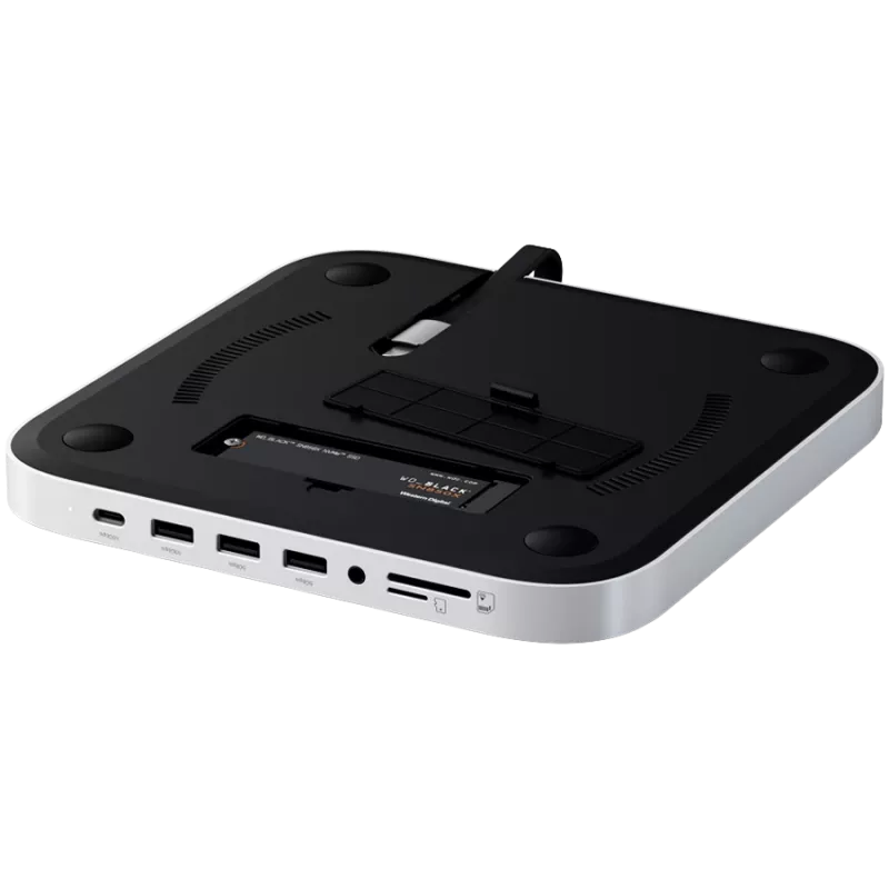Docking para portátil Satechi ST-GMMSHS com fio USB 3.2 Gen 2 Type-C branco