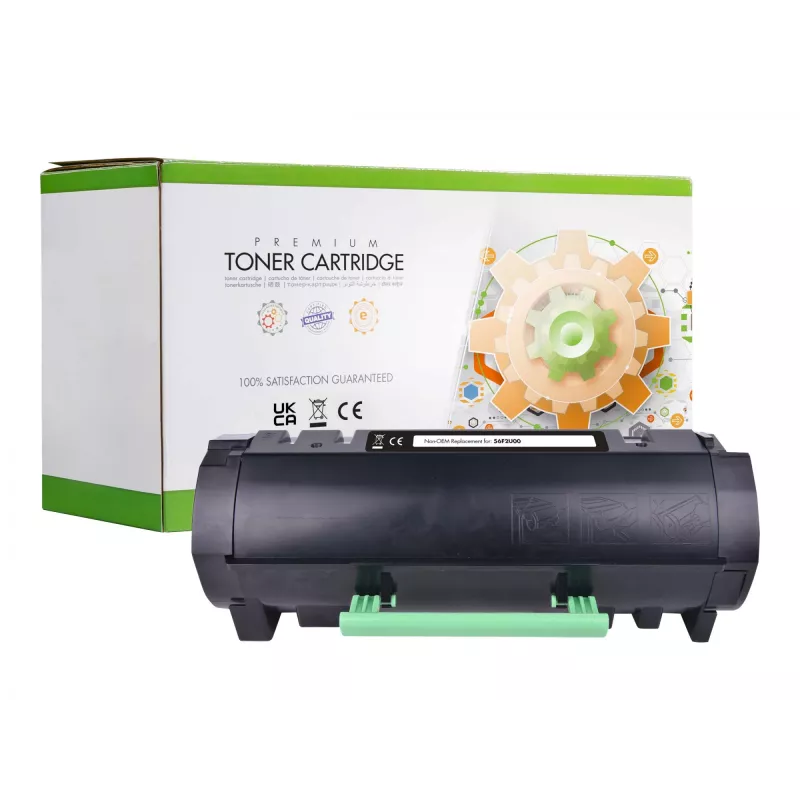 Cartucho de toner compatível Static Control para Lexmark 56F2U00 / 002-06-R562U preto