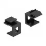 Conjunto de montagem DELOCK 86810, preto — acessório de montagem DELOCK 86810