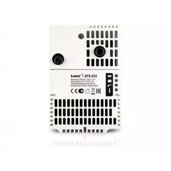 Fonte de alimentação Satel APS-612 com fios 265 V branco 122 mm x 84 mm x 78 mm