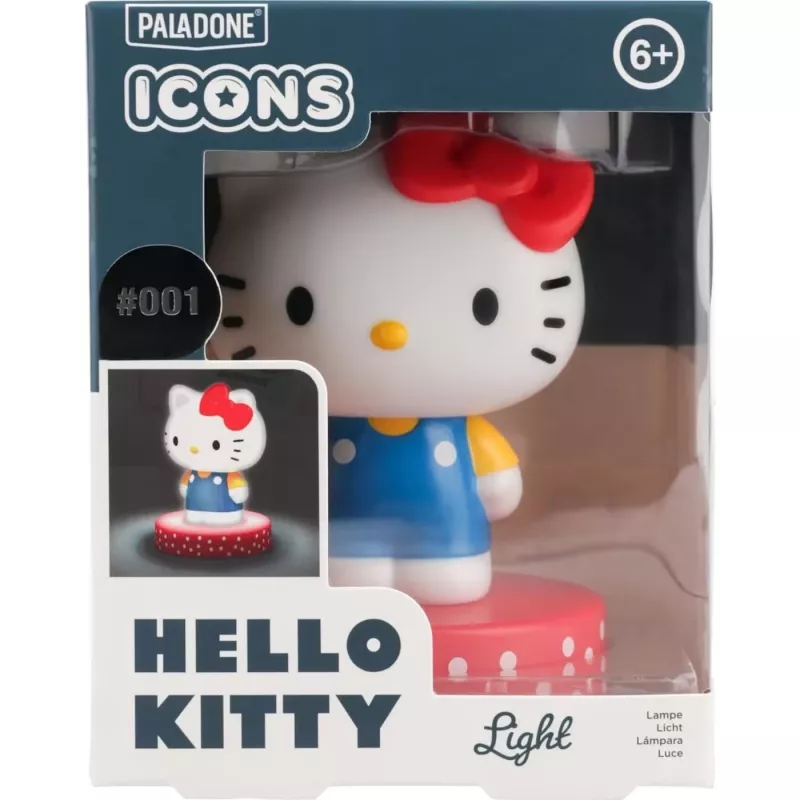 Candeeiro de mesa Paladone Hello Kitty Icon Light — candeeiro LED decorativo, candeeiro de cabeceira compacto