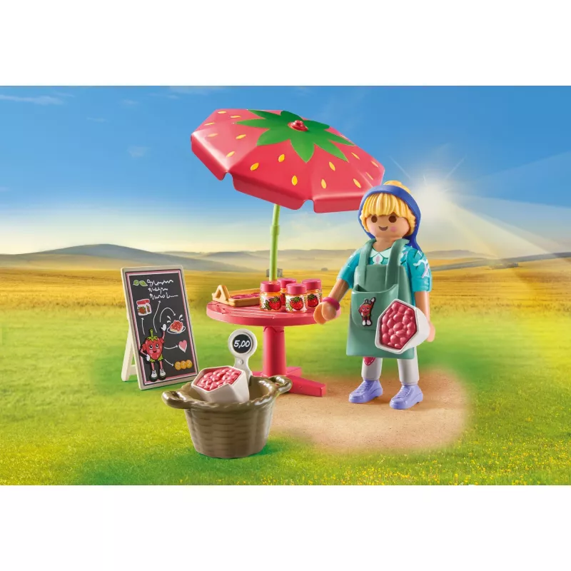 Playmobil Country Banca de compota de morango caseira