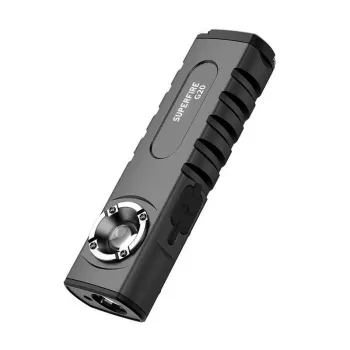 Lanterna Supfire G20 multifunções 470 lm, recarregável por USB