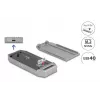 Caixa para SSD DeLOCK 42033 Cinzento M.2 PCI Express 40 Gbit/s