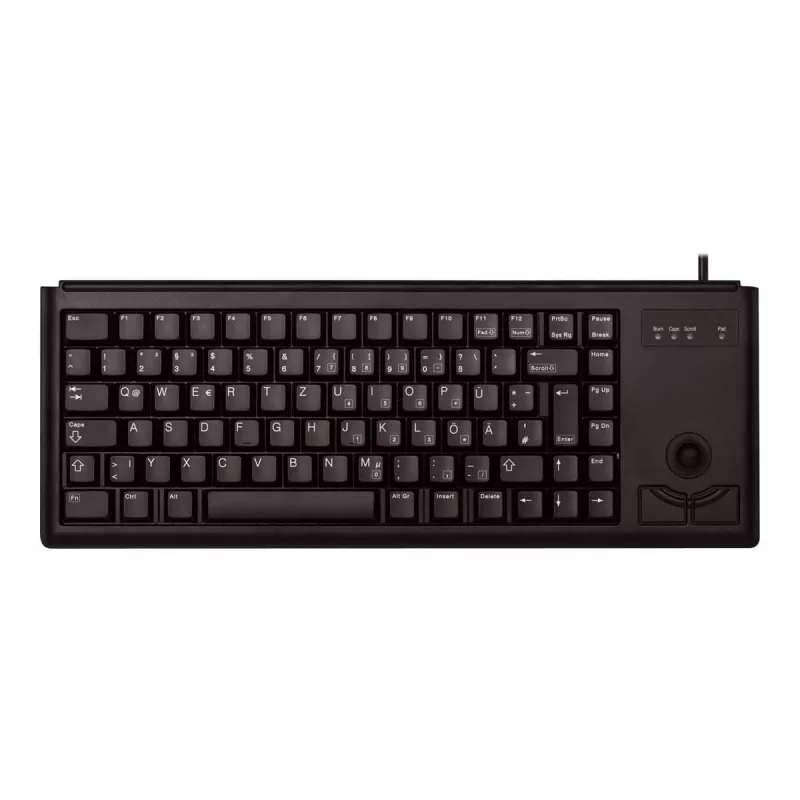 Teclado CHERRY G84-4400 universal USB QWERTY US inglês preto