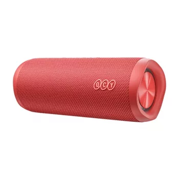 Altifalante sem fios portátil QCY SP7 vermelho — Bluetooth 5.0, design portátil compacto
