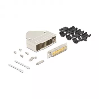 Conector de fio DeLOCK 67138 D-Sub 44 pinos prateado conector macho