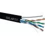 Cabo de rede Solarix SXKD-5E-FTP-PE-SAM RJ45 CAT5E 305 m preto