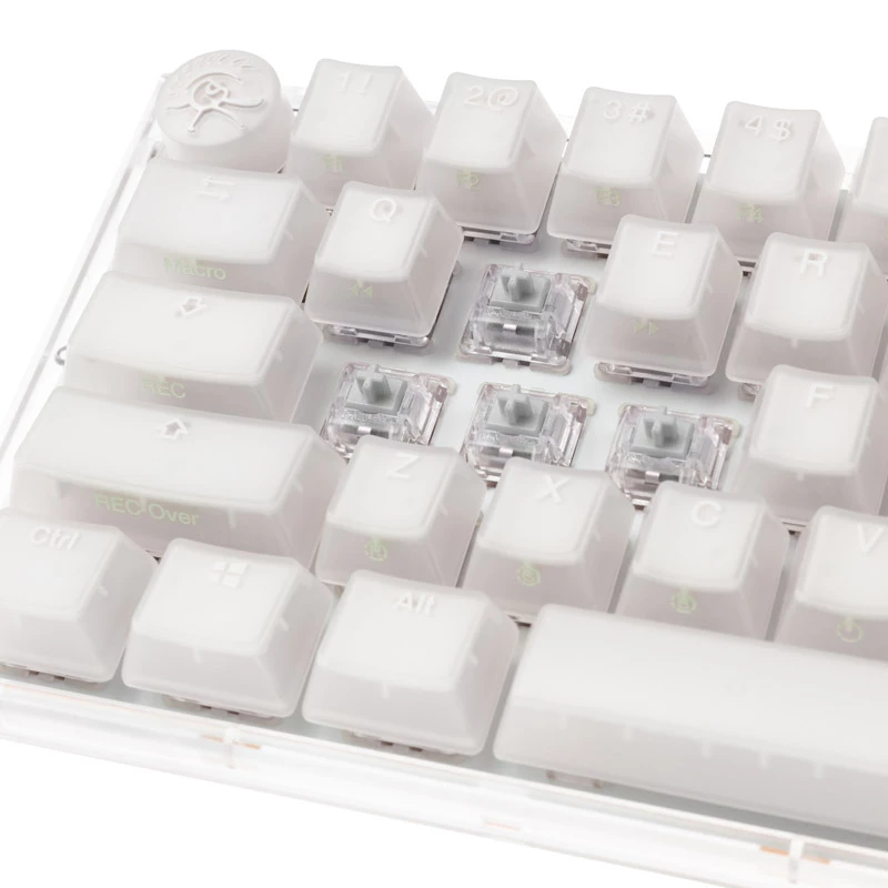 Ducky One 3 Aura White Mini teclado Gaming USB QWERTY US International