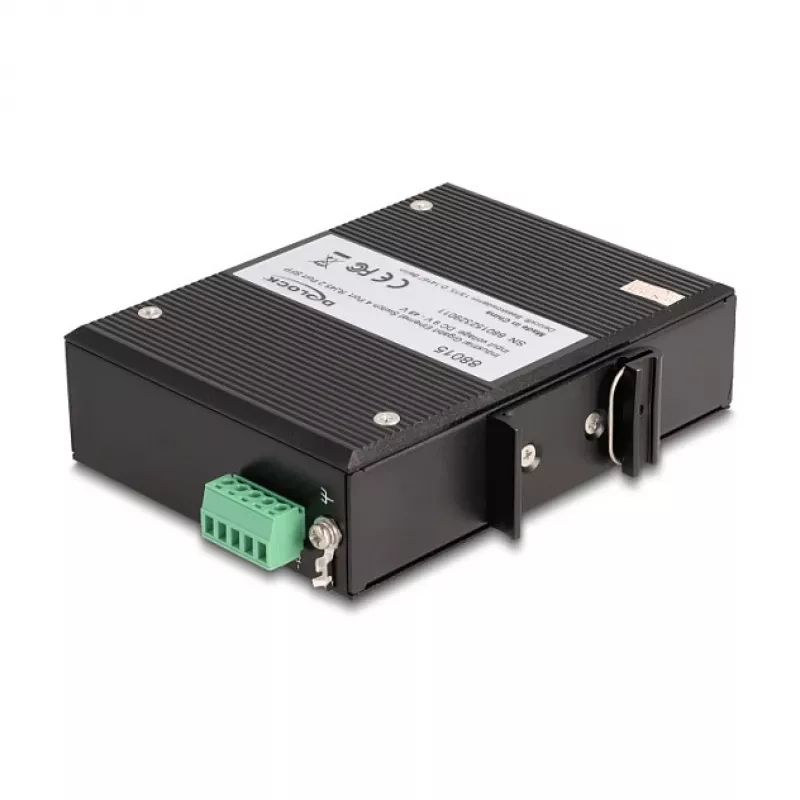 Switch não gerido DeLOCK 88015 Gigabit Ethernet 4 portas preto