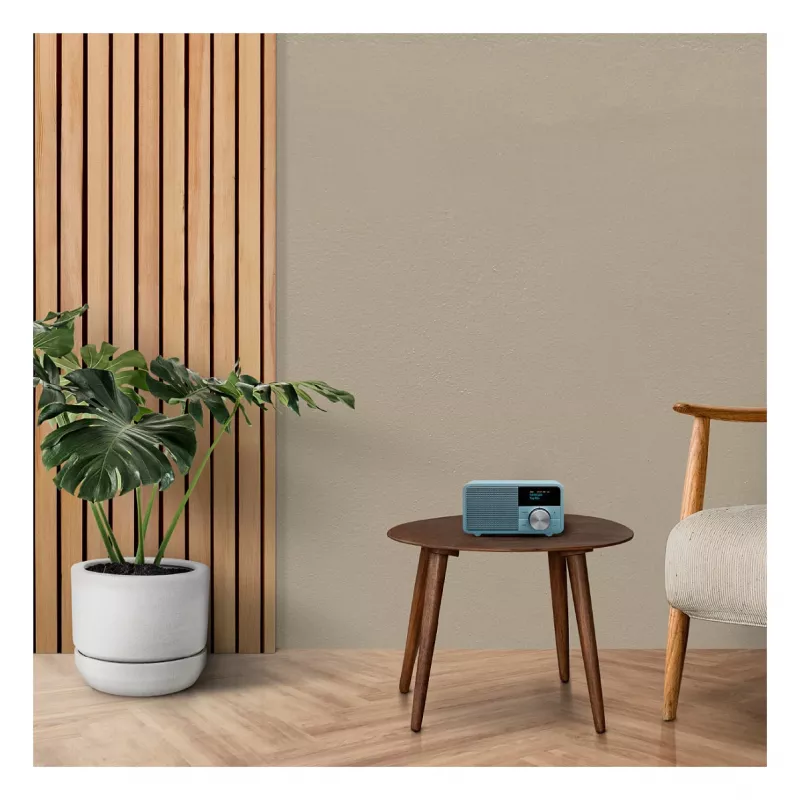 Sangean DDR-7 Norse Blue rádio de mesa, DAB+, FM, AUX, Bluetooth, turquesa