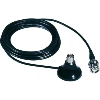 Base magnética Albrecht Minimagnet-Fuß com conector BNC para antenas de scanner