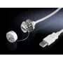Cabo USB Rittal 2482.230, USB A para USB A, 2 m, branco, ficha/conector fêmea