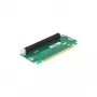 Placa riser Delock PCI Express x16 em ângulo de 90° para a direita - Placa riser