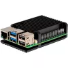 Caixa Joy-IT ARMOR Case BLOCK para SBC adequada para kits de desenvolvimento Raspberry Pi (RB-AlucaseP5-07)
