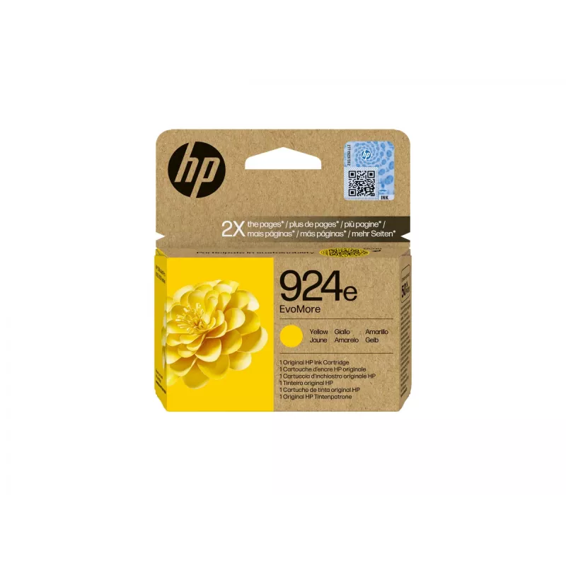 HP 924e EvoMore Amarelo Cartucho de tinta original
