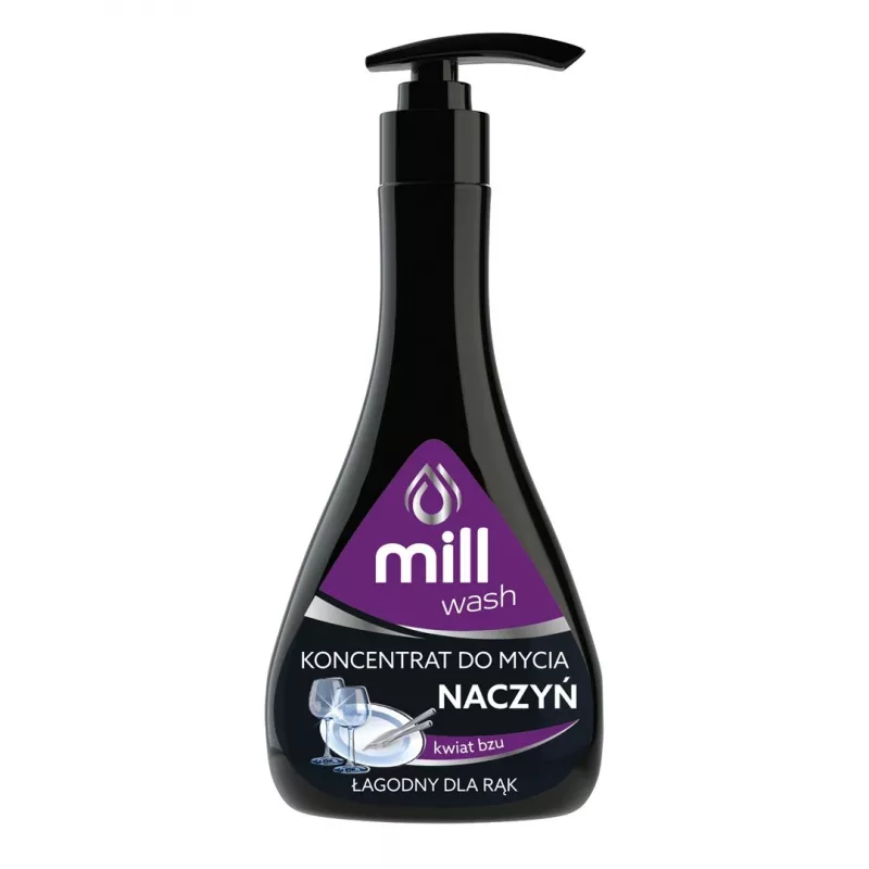 Bálsamo para lavar louça Mill Kwiat Bzu 555 ml — Mill detergente líquido para louça, 555ml
