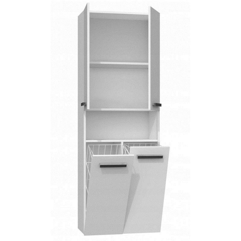 Topeshop NEL 2K DK BPOŁ armário de arrumação para casa de banho, branco
