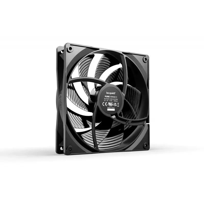 be quiet Pure Wings 3 140mm Ventoinha de caixa PWM de alta velocidade para computador 14 cm Preto 1 unid.
