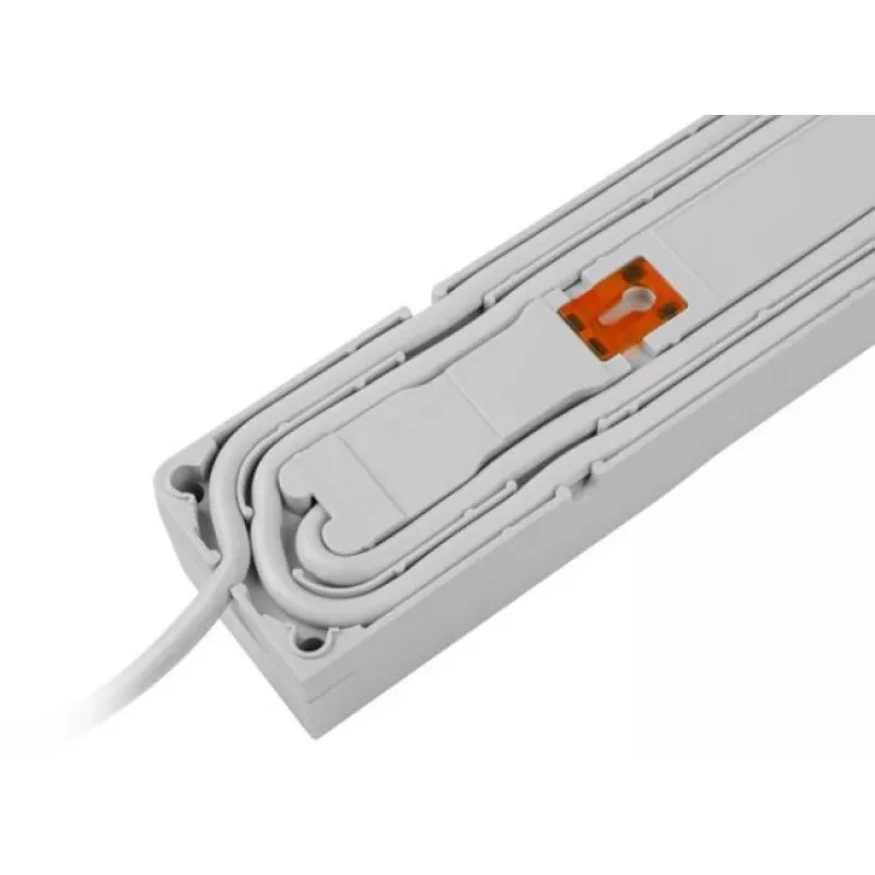 Régua de tomadas Armac Z5 5m 5x 230V PL 10A organizador de cabos cinzento