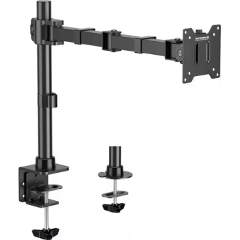 SpeaKa Professional SP-MM-211 Suporte de secretária para monitor de 1 braço 43,2 cm 17 - 124,5 49 Preto (SP-13383180)